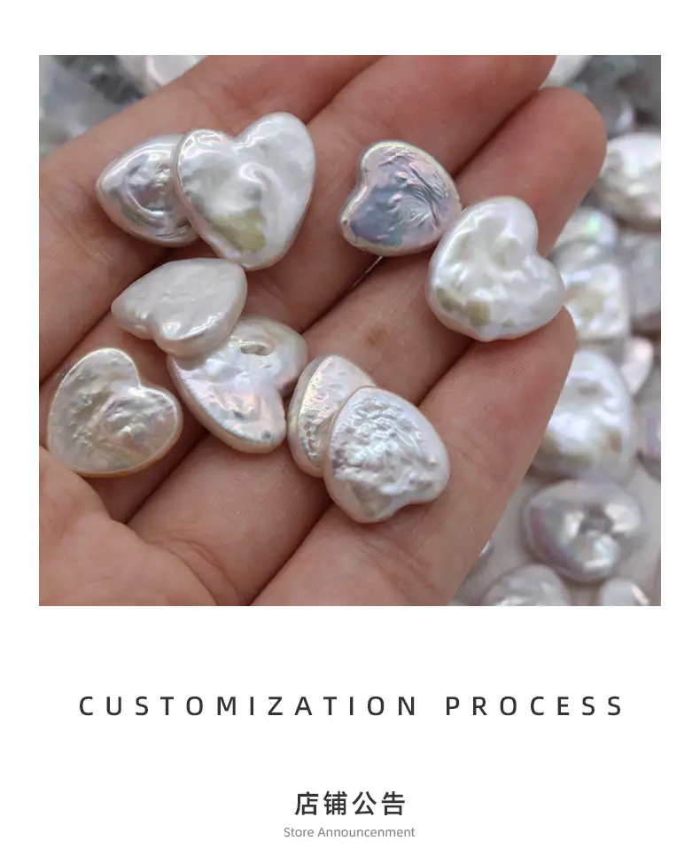Love Shaped Baroque Pearl Jewelry Set — feature 6