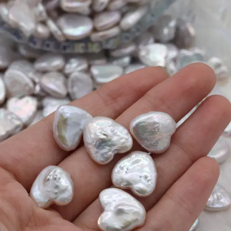 Love Shaped Baroque Pearl Jewelry Set - Image 2