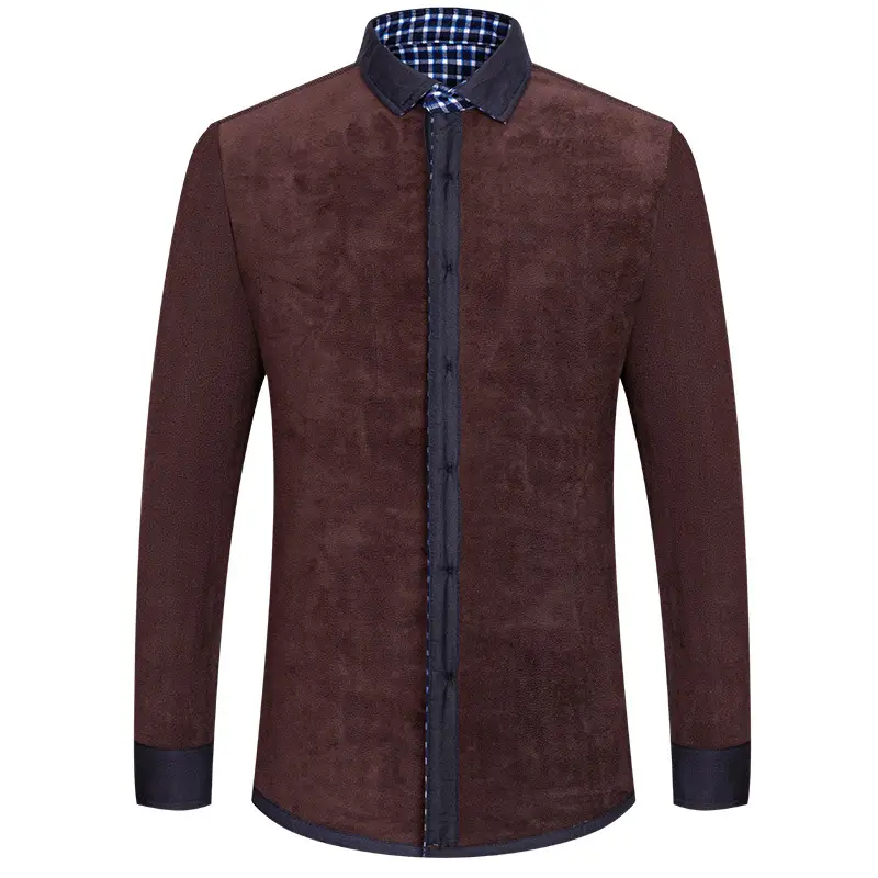2023 Navy Blue Fleece Shirt for Men Large Size - Image 23