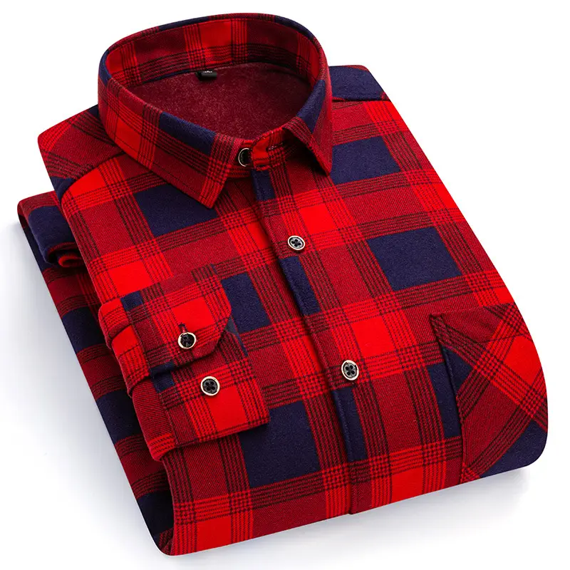 2023 Navy Blue Fleece Shirt for Men Large Size - Image 18
