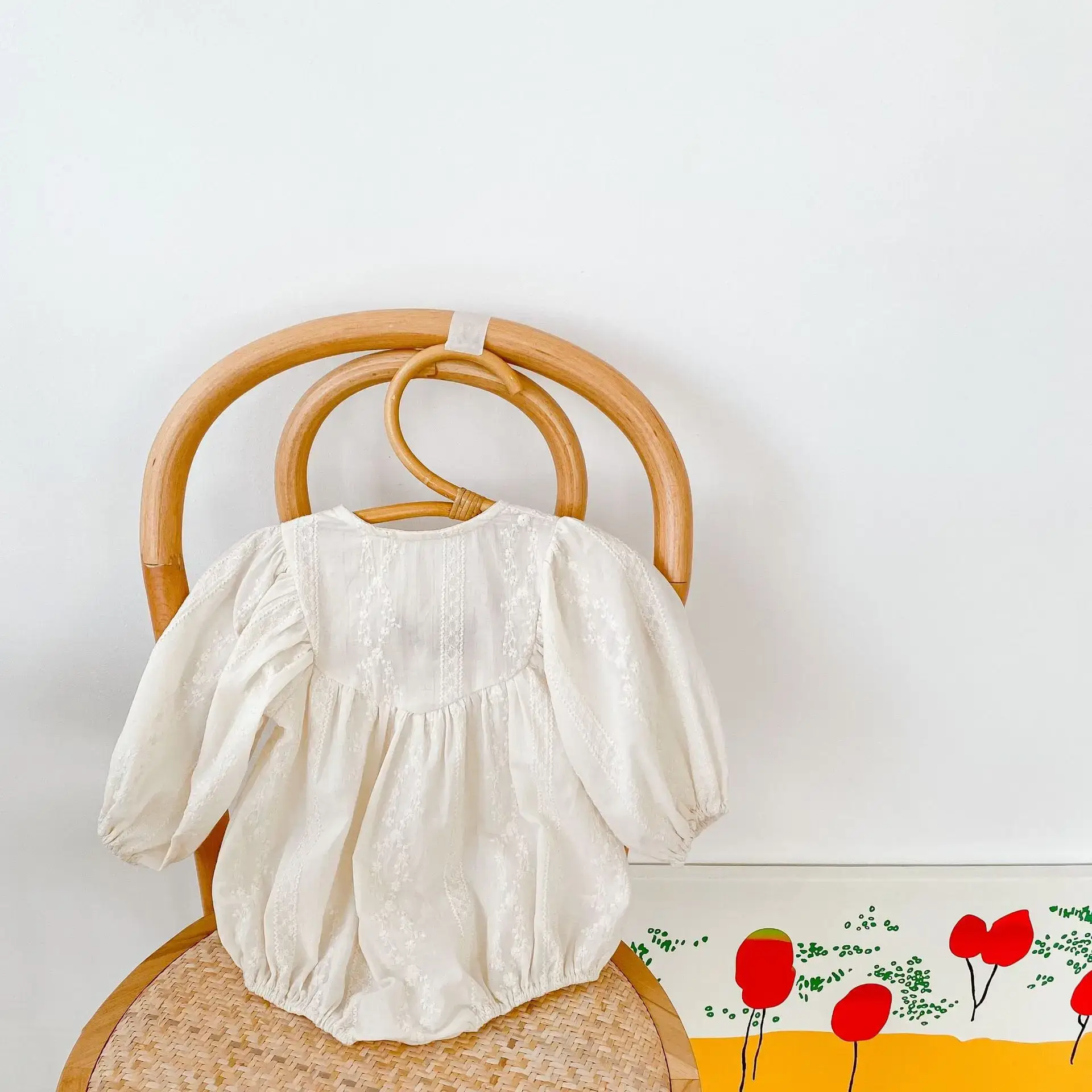 Baby Jacquard Romper with Hat & Socks - Image 3