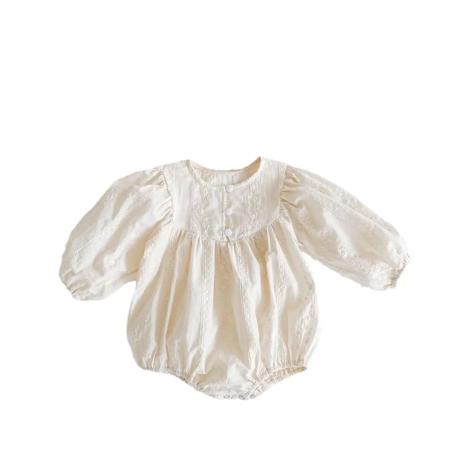 Baby Jacquard Romper with Hat & Socks - Image 6