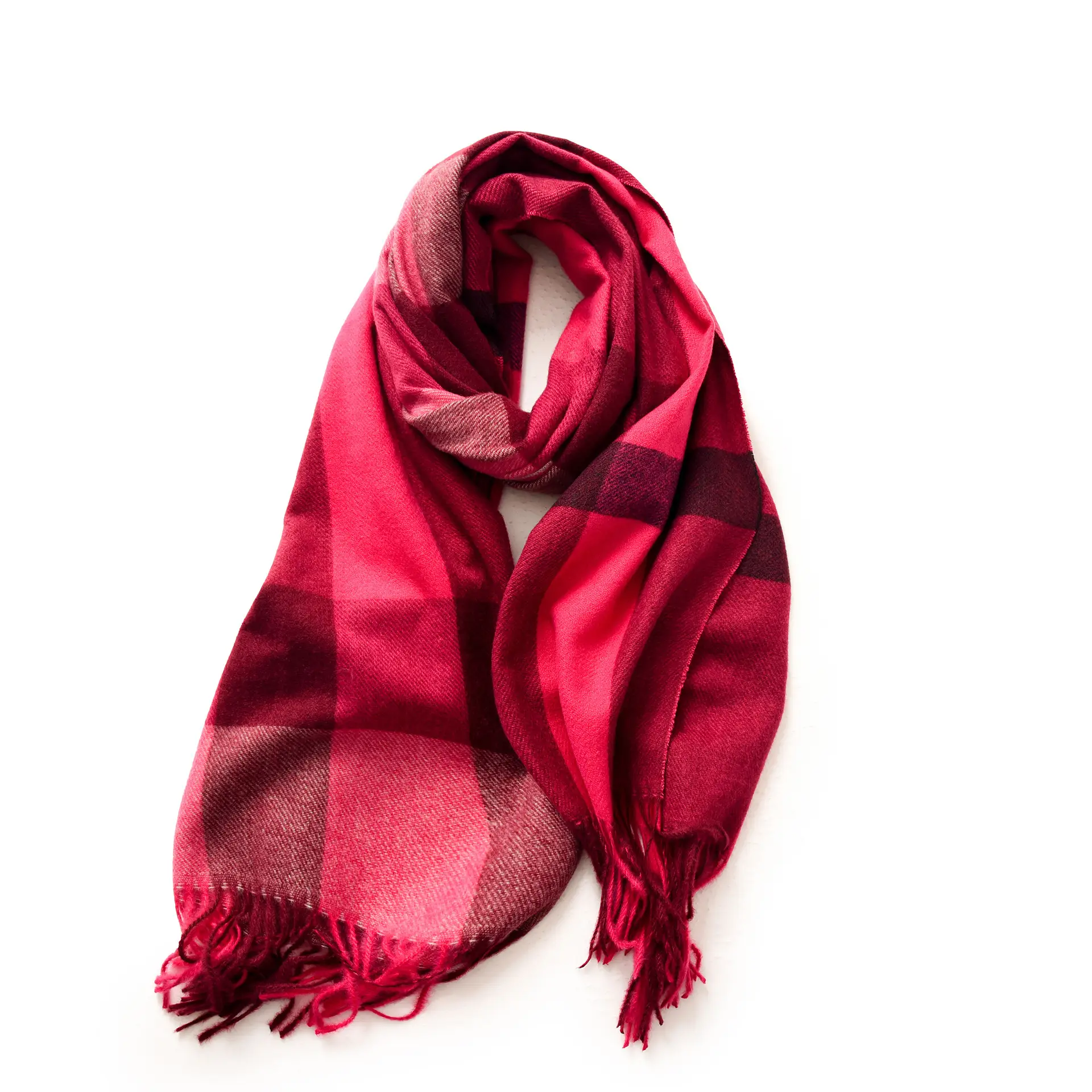 Rose red.