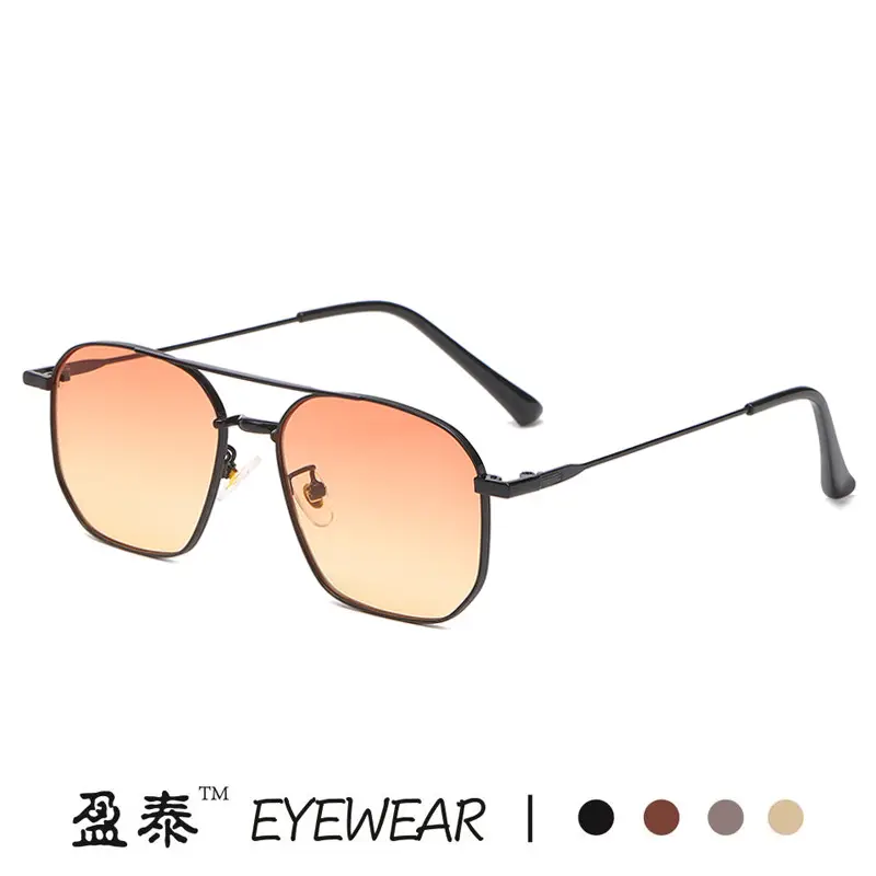 Black Orange Sunglasses for Men Women Street Photography - Image 13