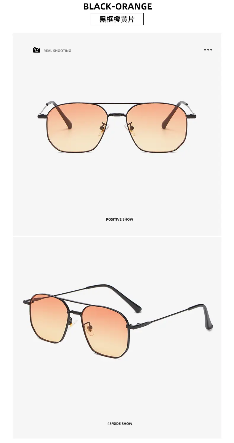 Black Orange Sunglasses for Men Women Street Photography — feature 18