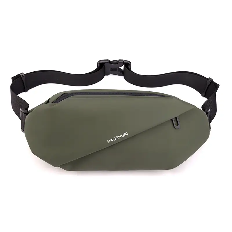 Men Crossbody Bag Black Casual Sports Bag - Image 4