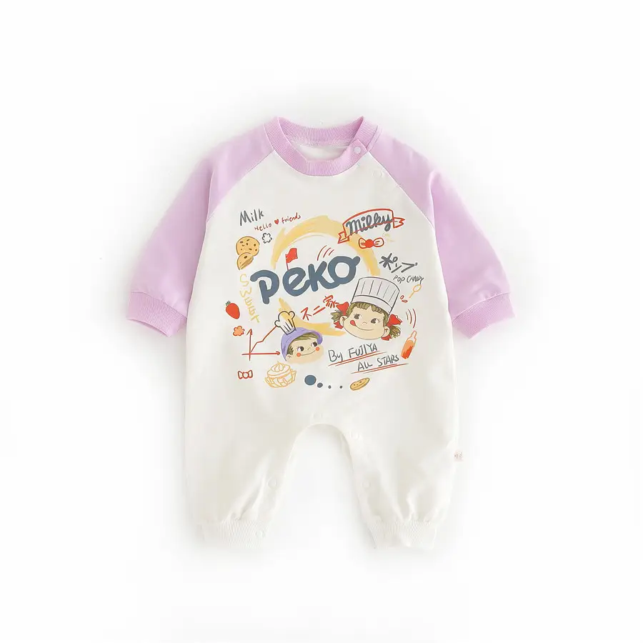 Baby Rompers Set Yellow White Pink Cotton Climbing - Image 2