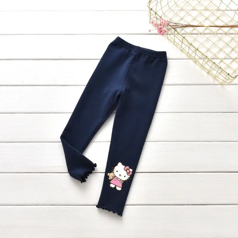 Pink Hello Kitty Cotton Leggings for Girls