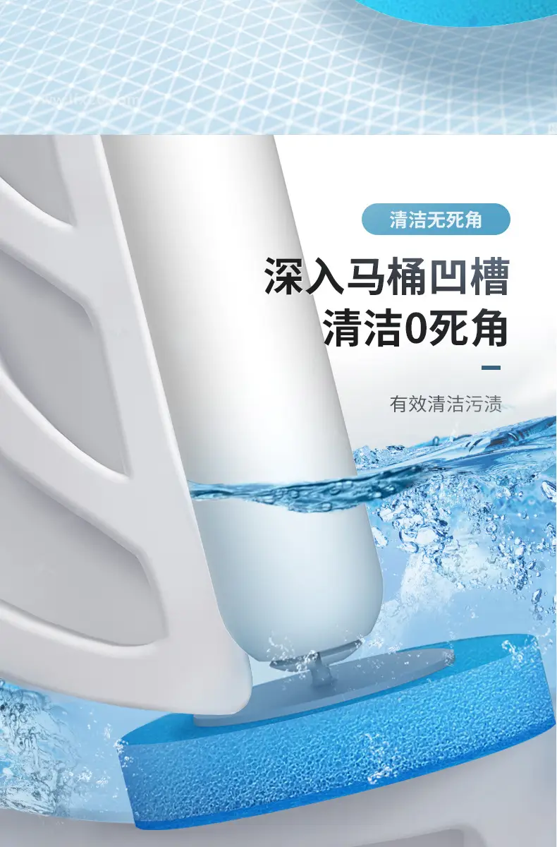 Wall-Mounted Toilet Brush with Free Cleaning Pads — feature 8