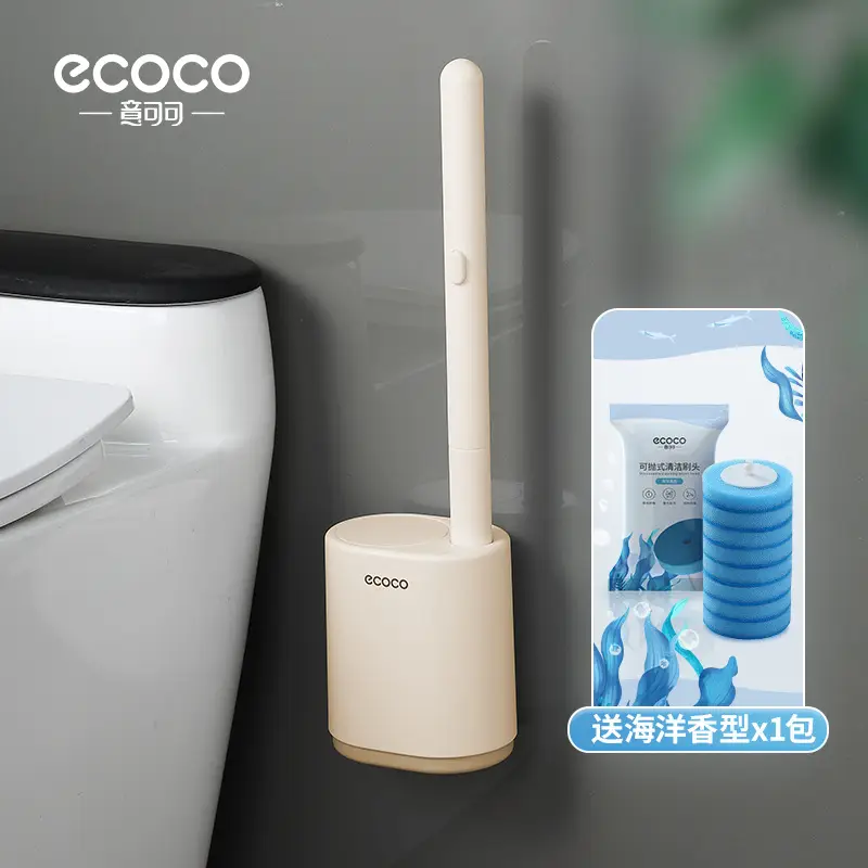 Wall-Mounted Toilet Brush with Free Cleaning Pads - Image 3