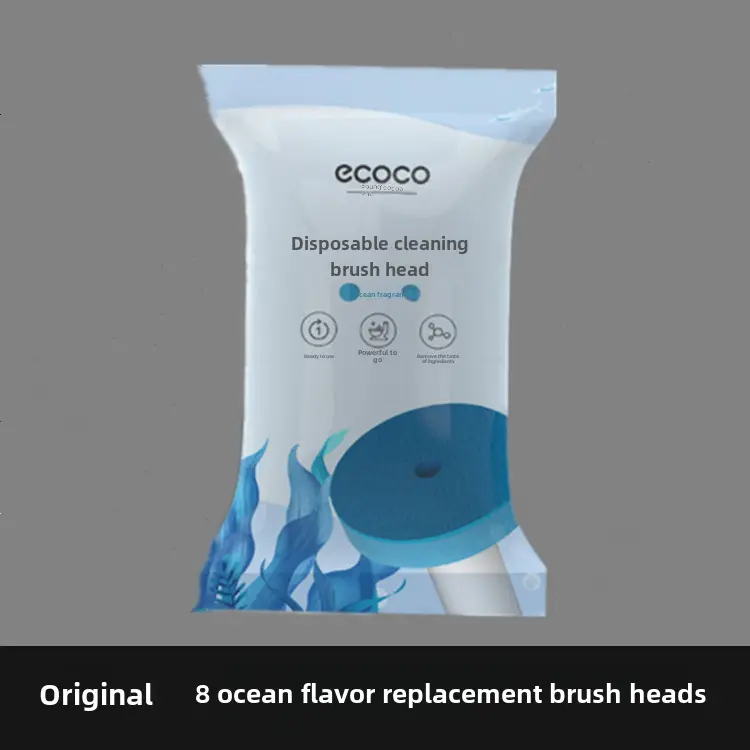 Wall-Mounted Toilet Brush with Free Cleaning Pads - Image 7
