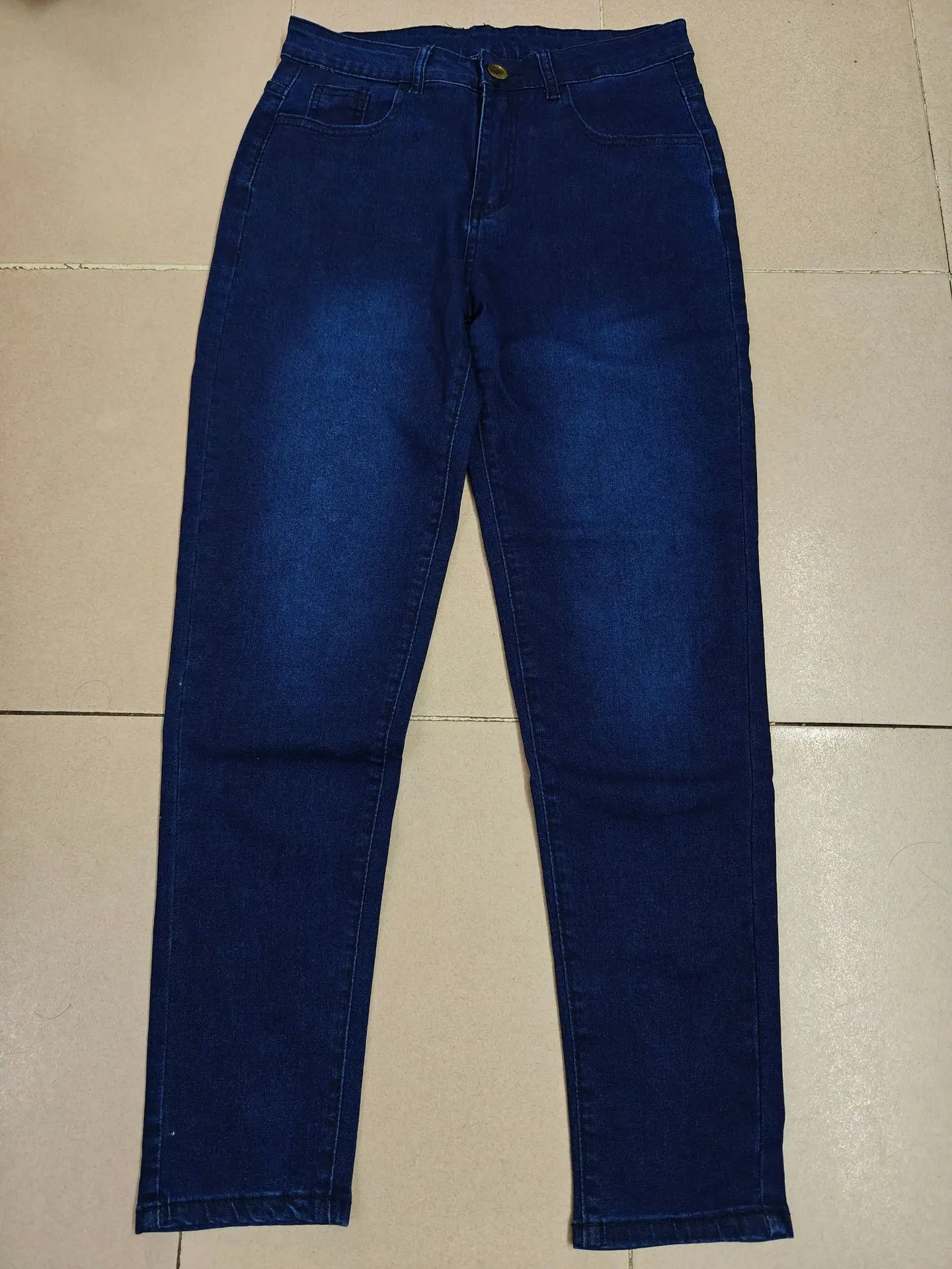 Men's Grey Elastic Tight Jeans Large Quantity — feature 3