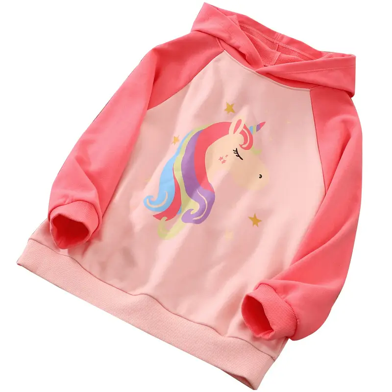 Girls' Cartoon Sweater Pink Korean Style - Image 8