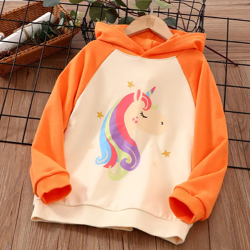 Girls' Cartoon Sweater Pink Korean Style - Image 3