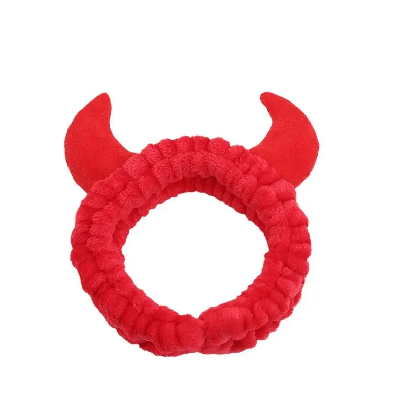 Cute Cartoon Animal Horn Hair Band Black White - Image 11