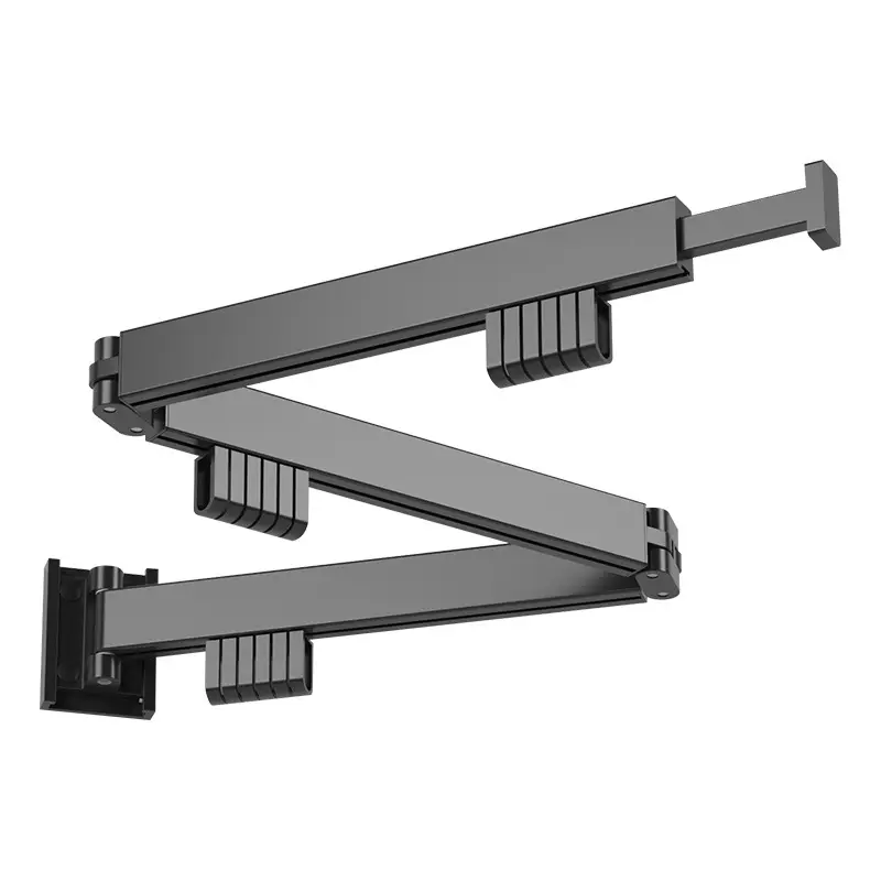 Yuebenjia Folding Clothes Drying Rack with Retractable Rod - Image 11