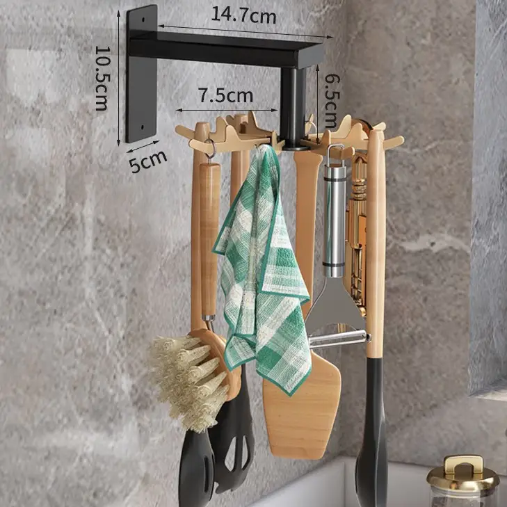 Wall-Mounted Kitchen Storage Rack 100kg Heavy Duty - Image 6