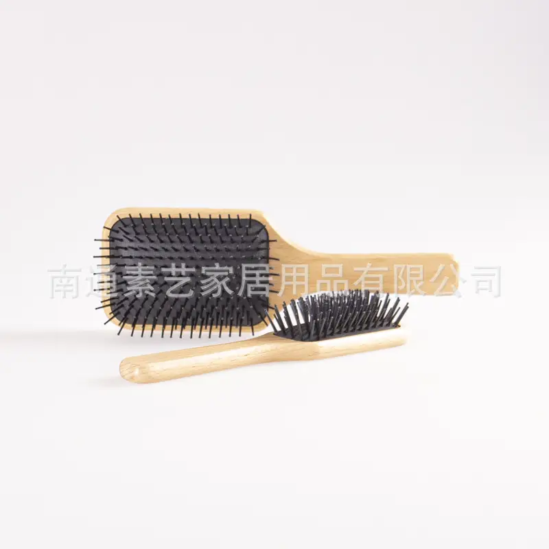 Japanese Beech Black Tooth Comb Air Massage Log Combs — feature 10
