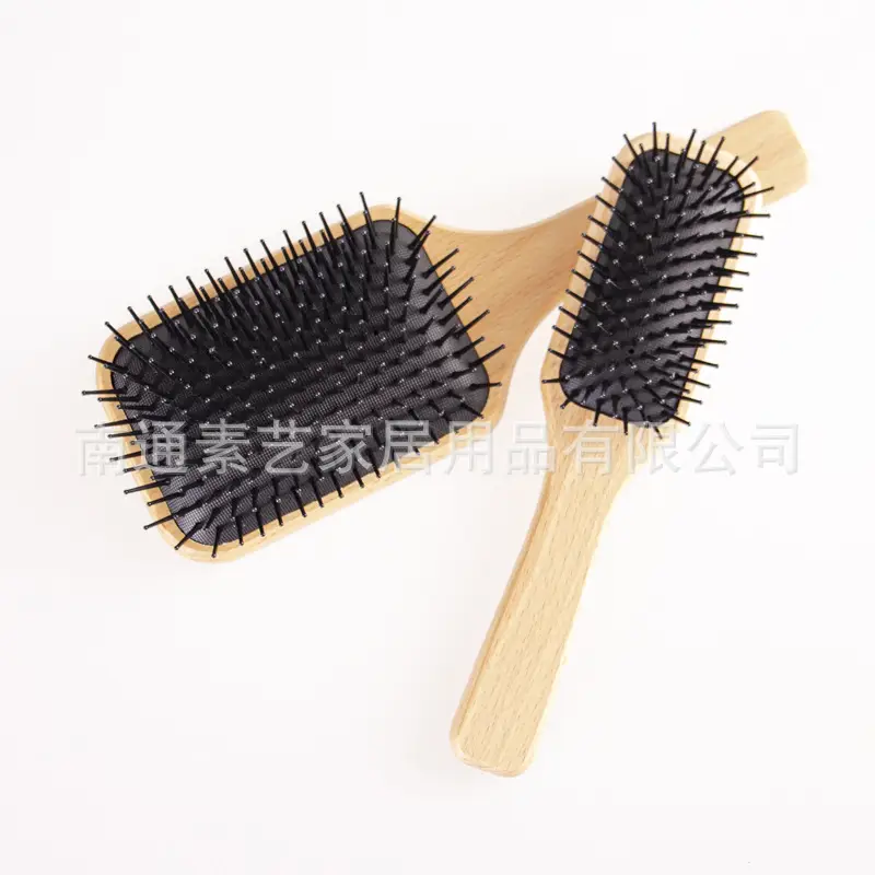 Japanese Beech Black Tooth Comb Air Massage Log Combs — feature 11