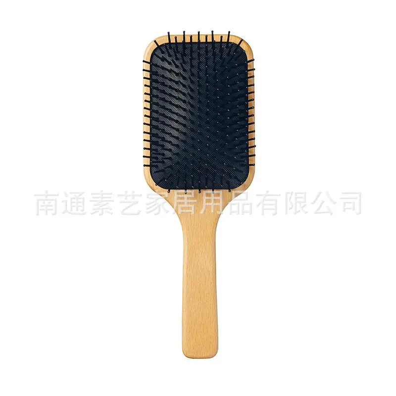 Japanese Beech Black Tooth Comb Air Massage Log Combs — feature 3