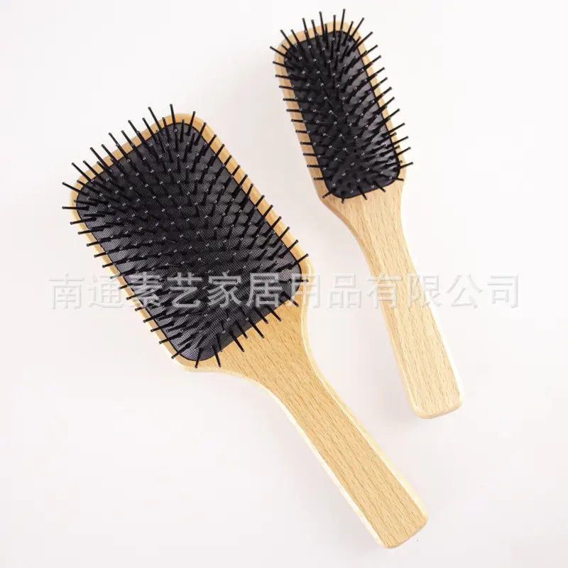 Japanese Beech Black Tooth Comb Air Massage Log Combs — feature 5