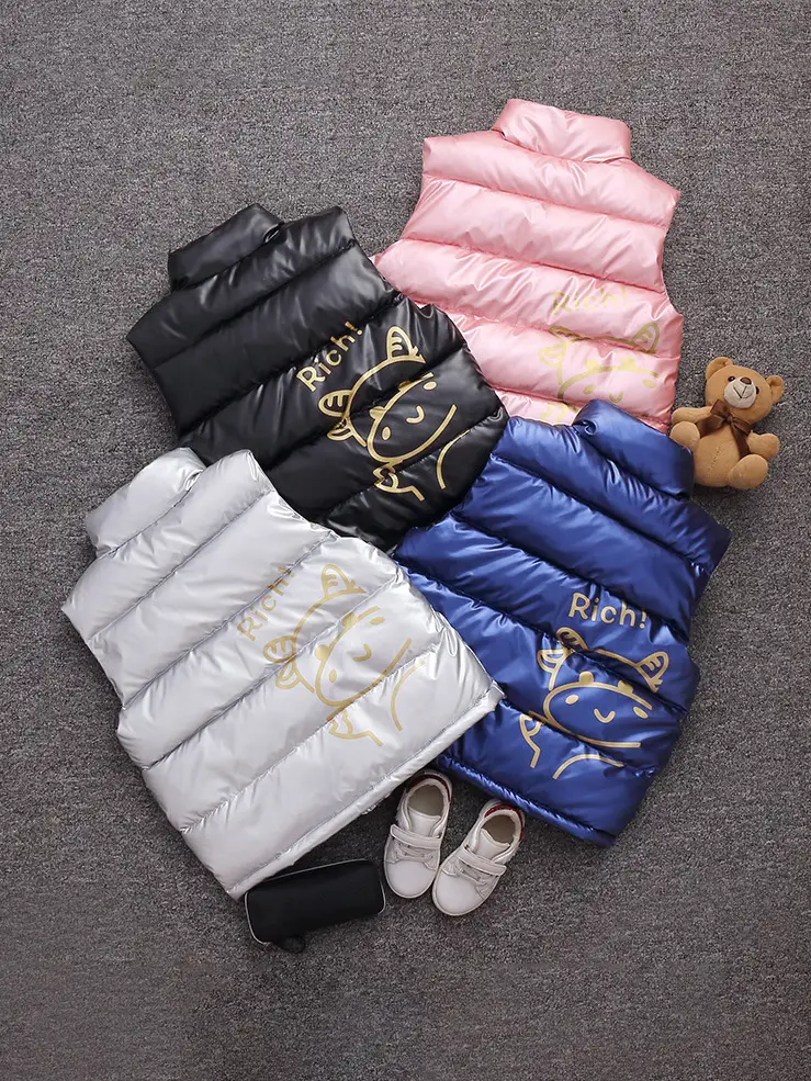 Children's Thick Outerwear Vest for Boys Girls 2023 - Image 10