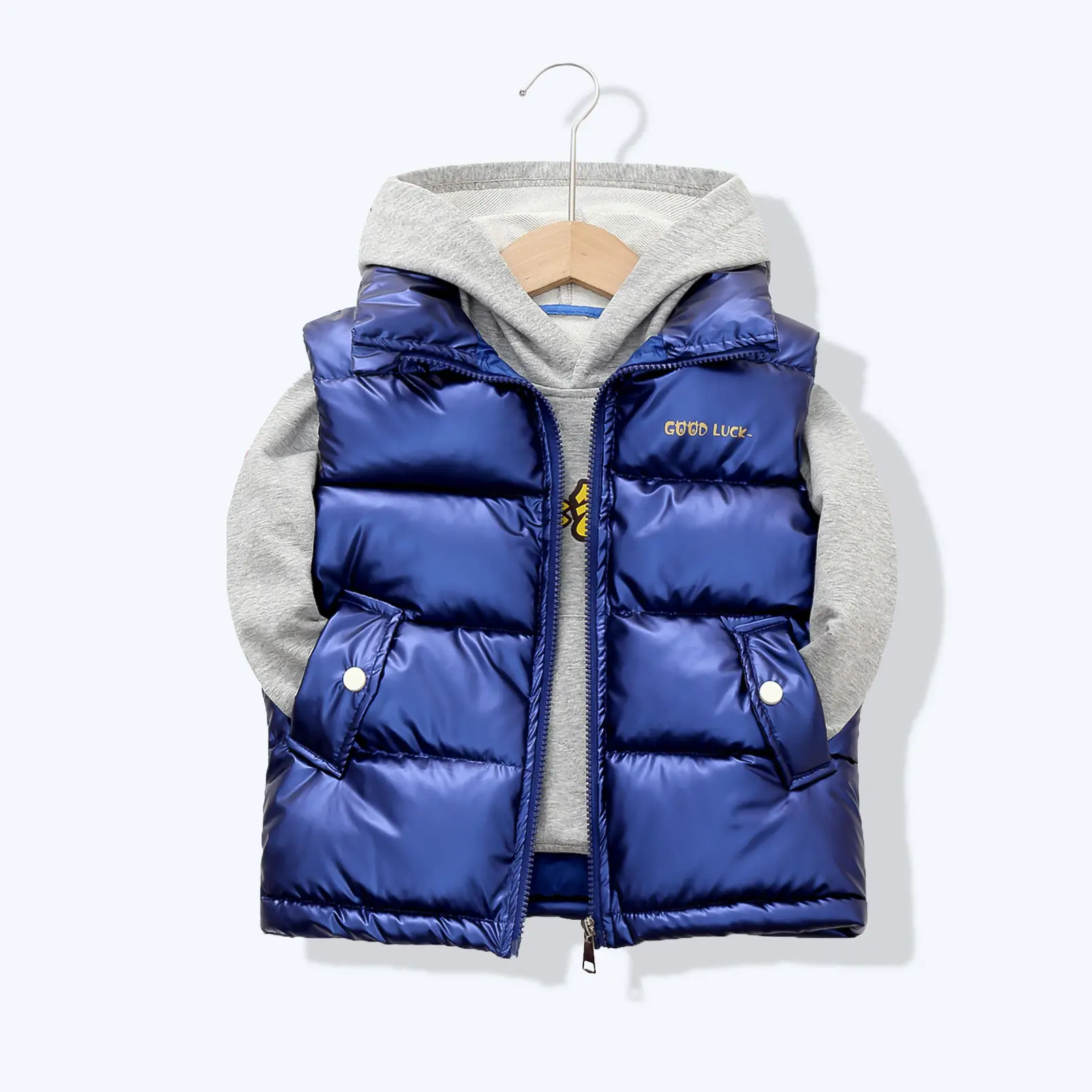 Children's Thick Outerwear Vest for Boys Girls 2023 - Image 2
