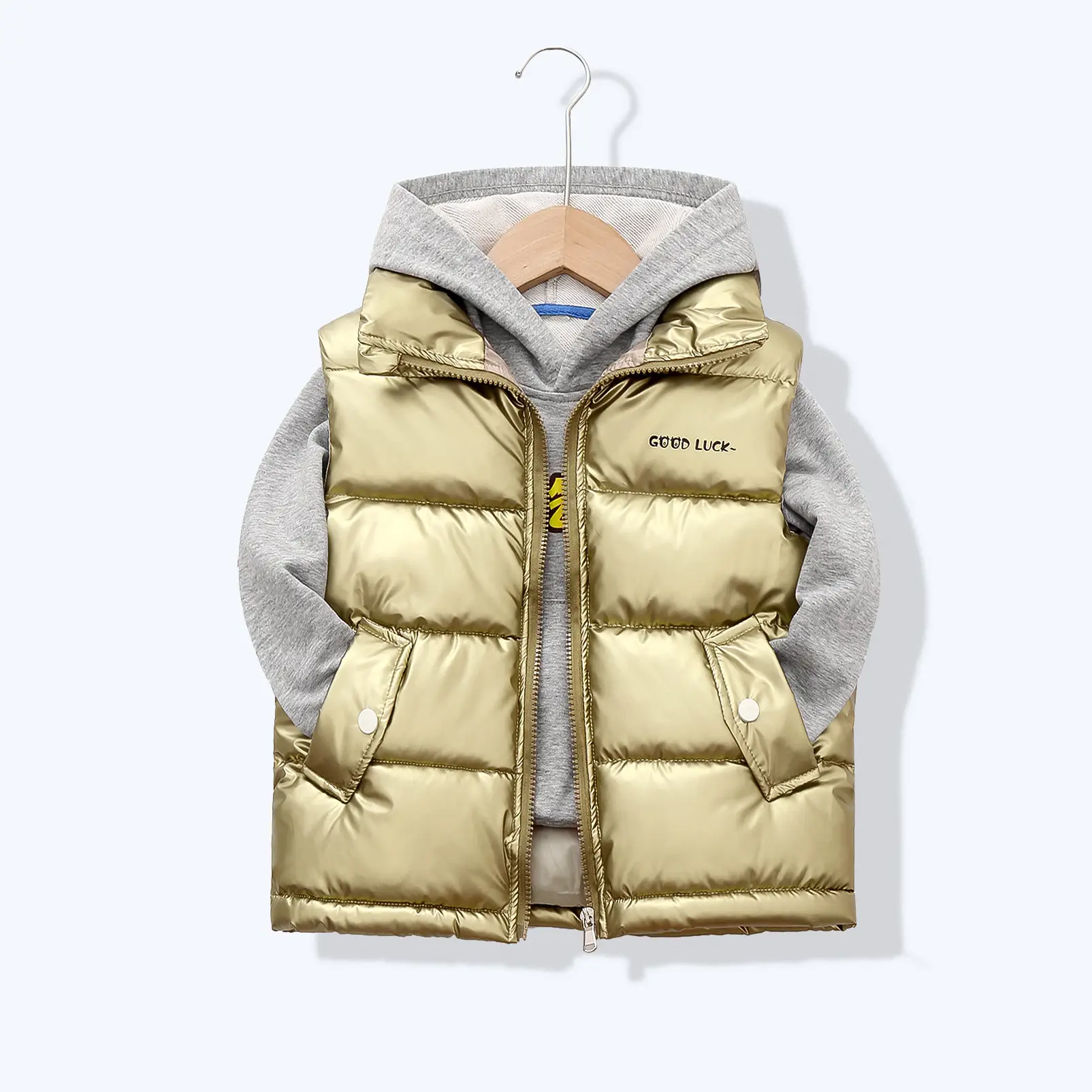 Children's Thick Outerwear Vest for Boys Girls 2023 - Image 4