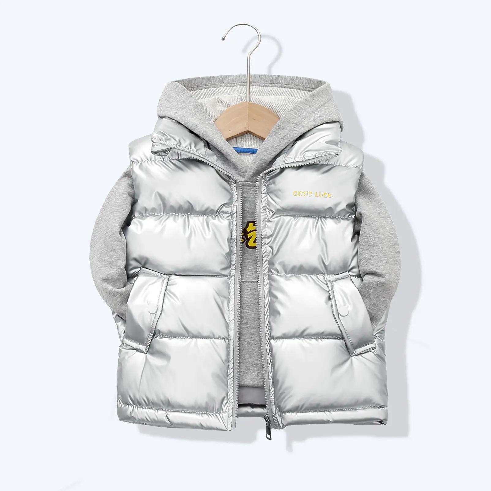 Children's Thick Outerwear Vest for Boys Girls 2023 - Image 5