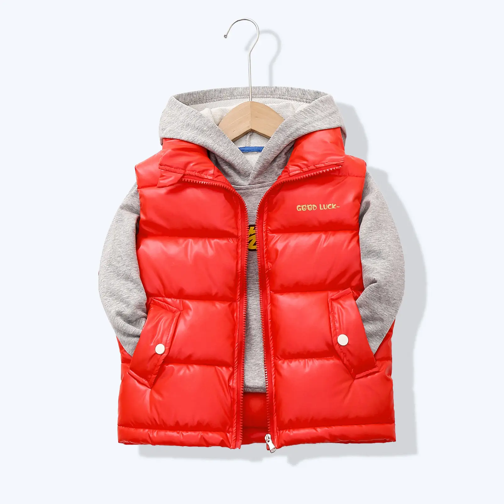 Children's Thick Outerwear Vest for Boys Girls 2023 - Image 7