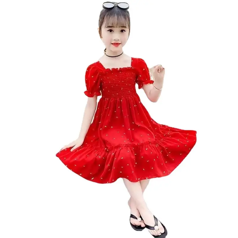 Girls Princess Dress Green Floral 2024 Medium to XL - Image 8