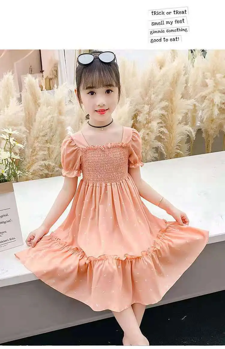 Girls Princess Dress Green Floral 2024 Medium to XL — feature 36
