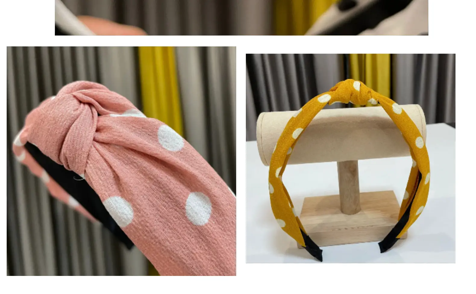 Pink Polka Dot Hair Hoop for Girls — feature 12