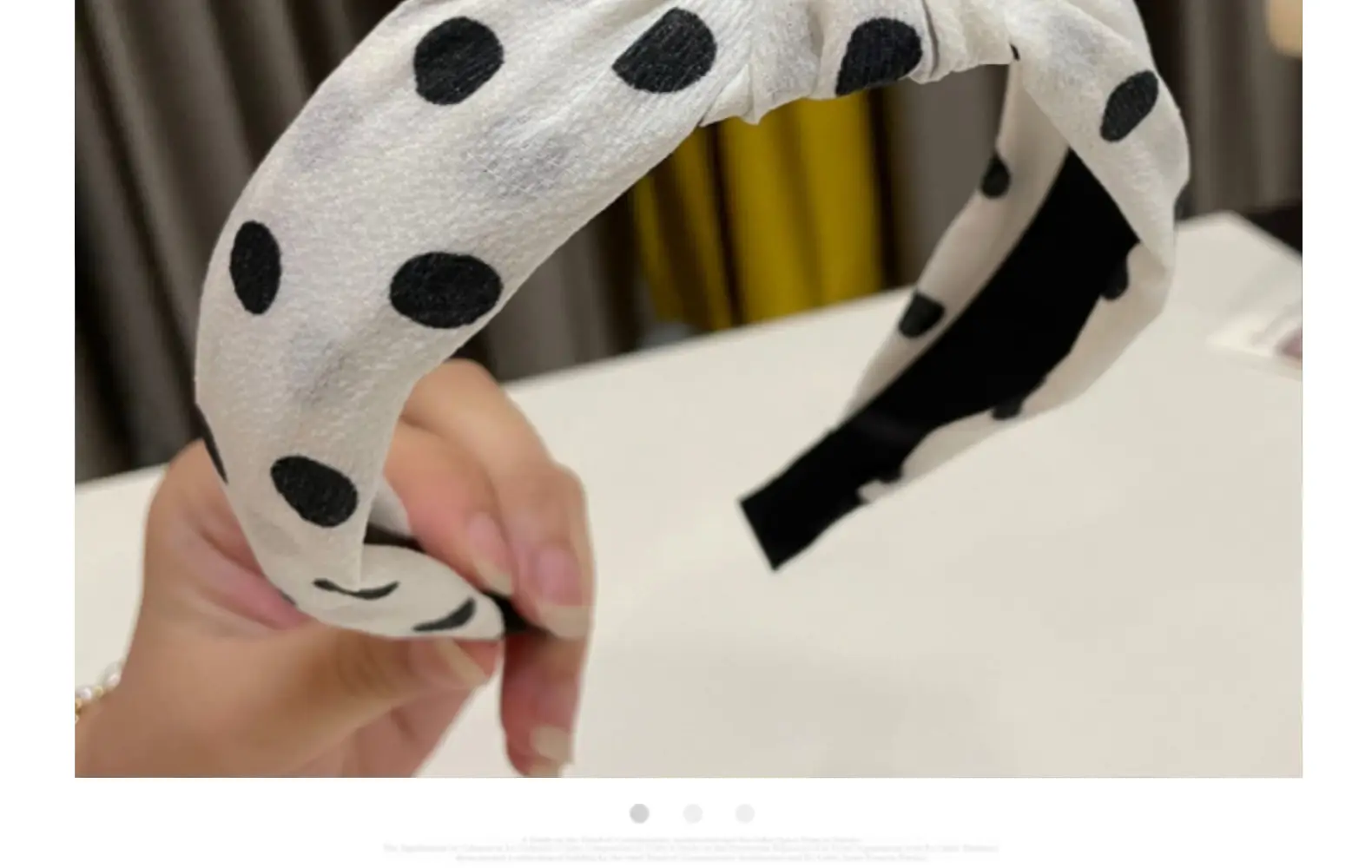 Pink Polka Dot Hair Hoop for Girls — feature 17