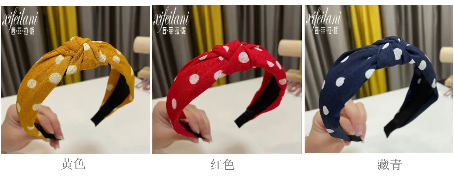 Pink Polka Dot Hair Hoop for Girls — feature 8