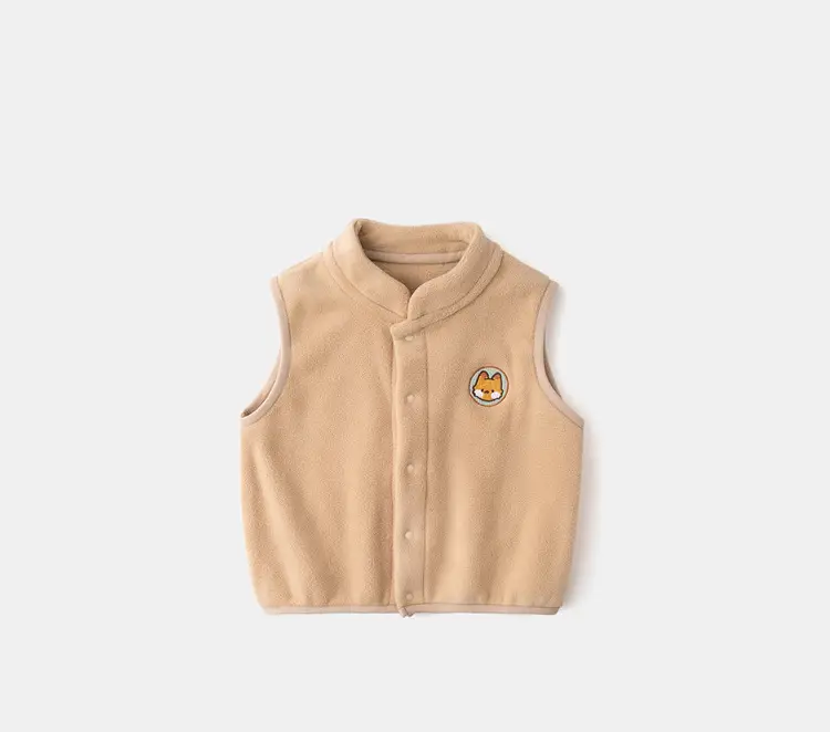 Orange Fleece Baby Vest for Boys Spring Newborn — feature 28