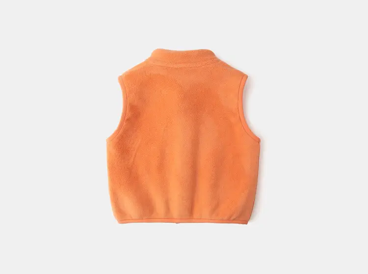 Orange Fleece Baby Vest for Boys Spring Newborn — feature 30
