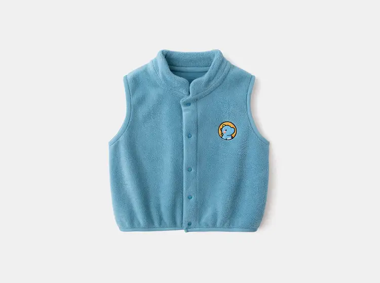 Orange Fleece Baby Vest for Boys Spring Newborn — feature 31