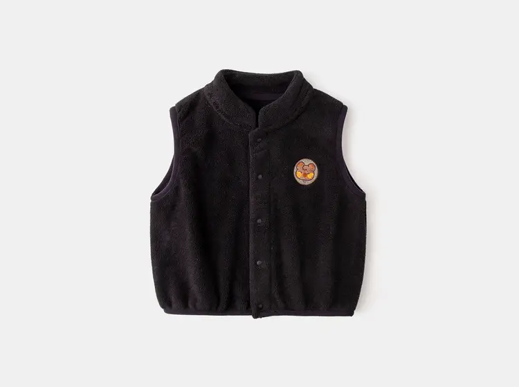 Orange Fleece Baby Vest for Boys Spring Newborn — feature 32