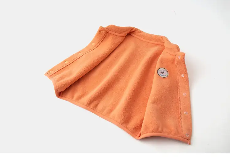 Orange Fleece Baby Vest for Boys Spring Newborn — feature 37