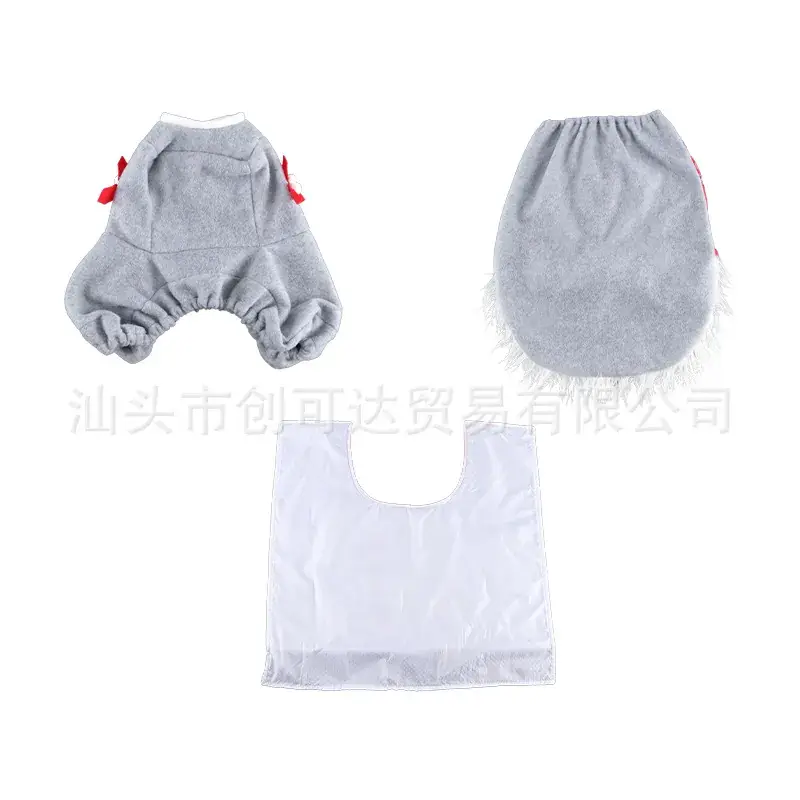 Santa Toilet Cover Set 3-Piece Christmas Decor