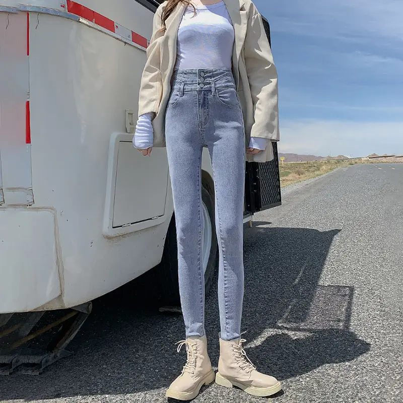 Women Wide Leg Slim Cropped Jeans Spring 2024