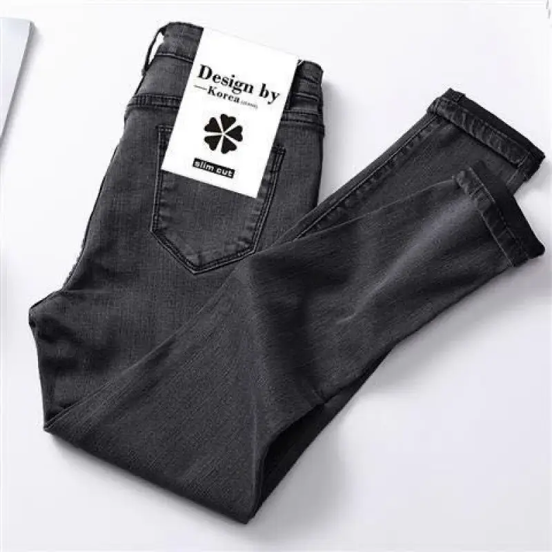 Women Wide Leg Slim Cropped Jeans Spring 2024