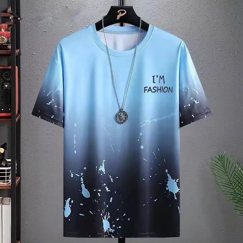 Men's 2Pc Tie Dye Print Sports Suit Large