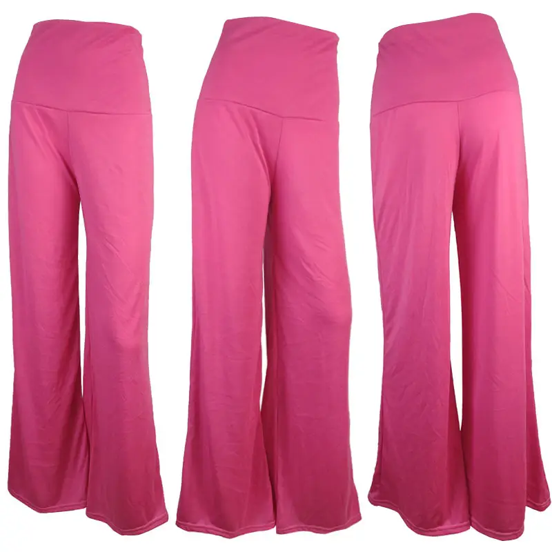 Wide Leg Pants Black Slimming Casual Flared - Image 15