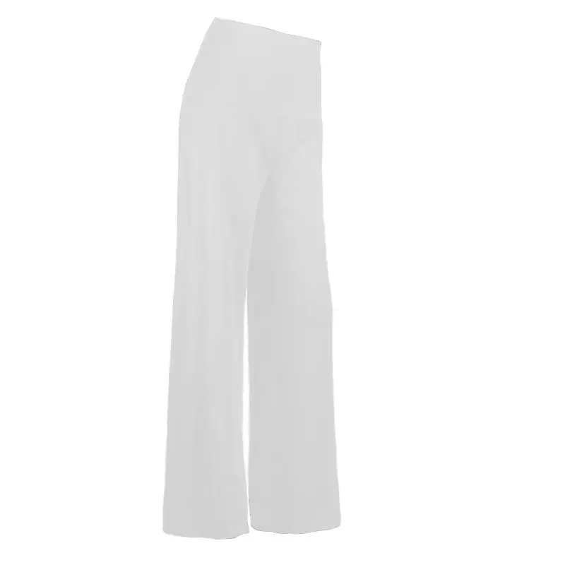 Wide Leg Pants Black Slimming Casual Flared - Image 4