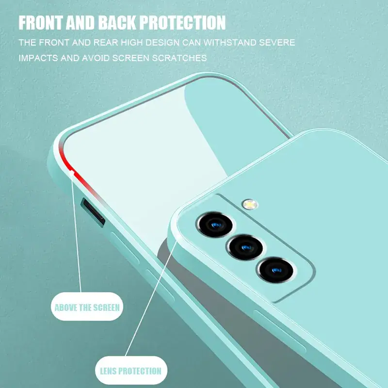Pink Liquid Silicone Phone Case for S24 Plus