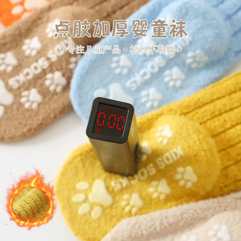 Digital Temperature Baby Socks for Kids Warm Non-Slip - Image 10