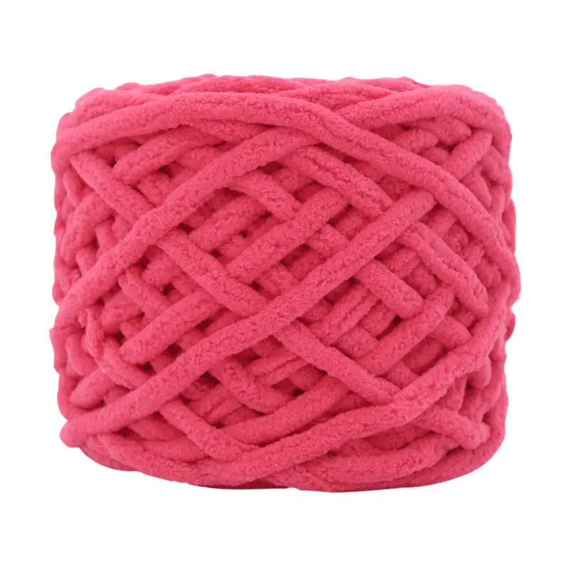 Ice strip line single strand thick wool woven blanket slippers line scarf hat scarf line cross-border factory wholesale