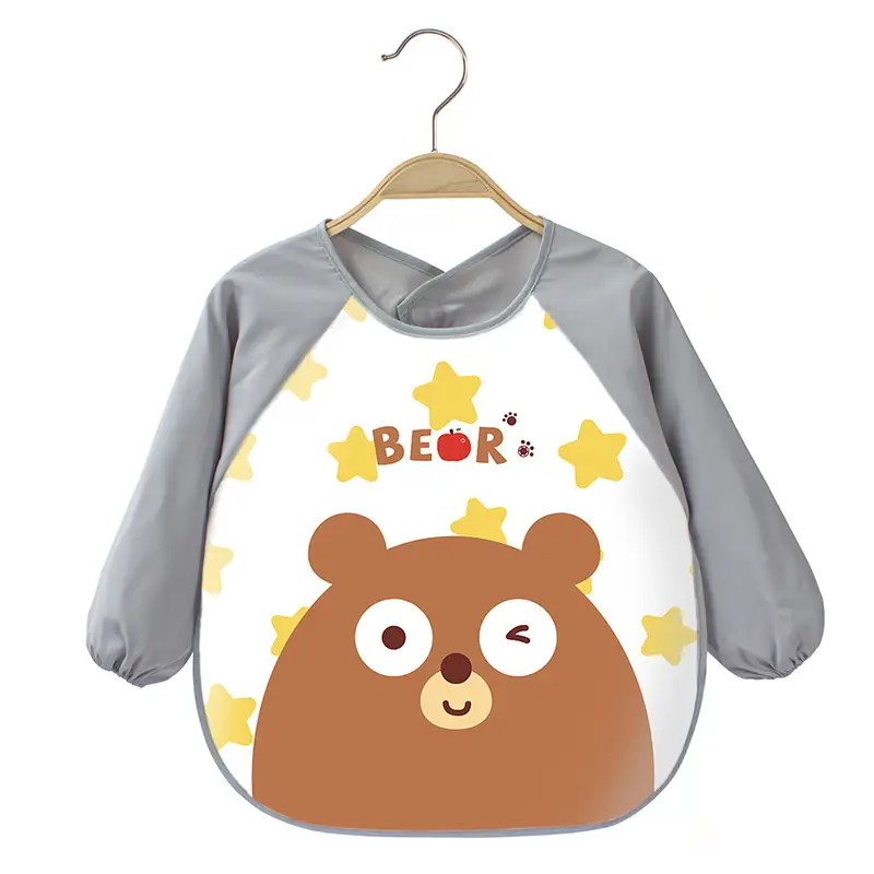 Pink Cherry Print Baby Flip Bib Anti-Dirty - Image 22